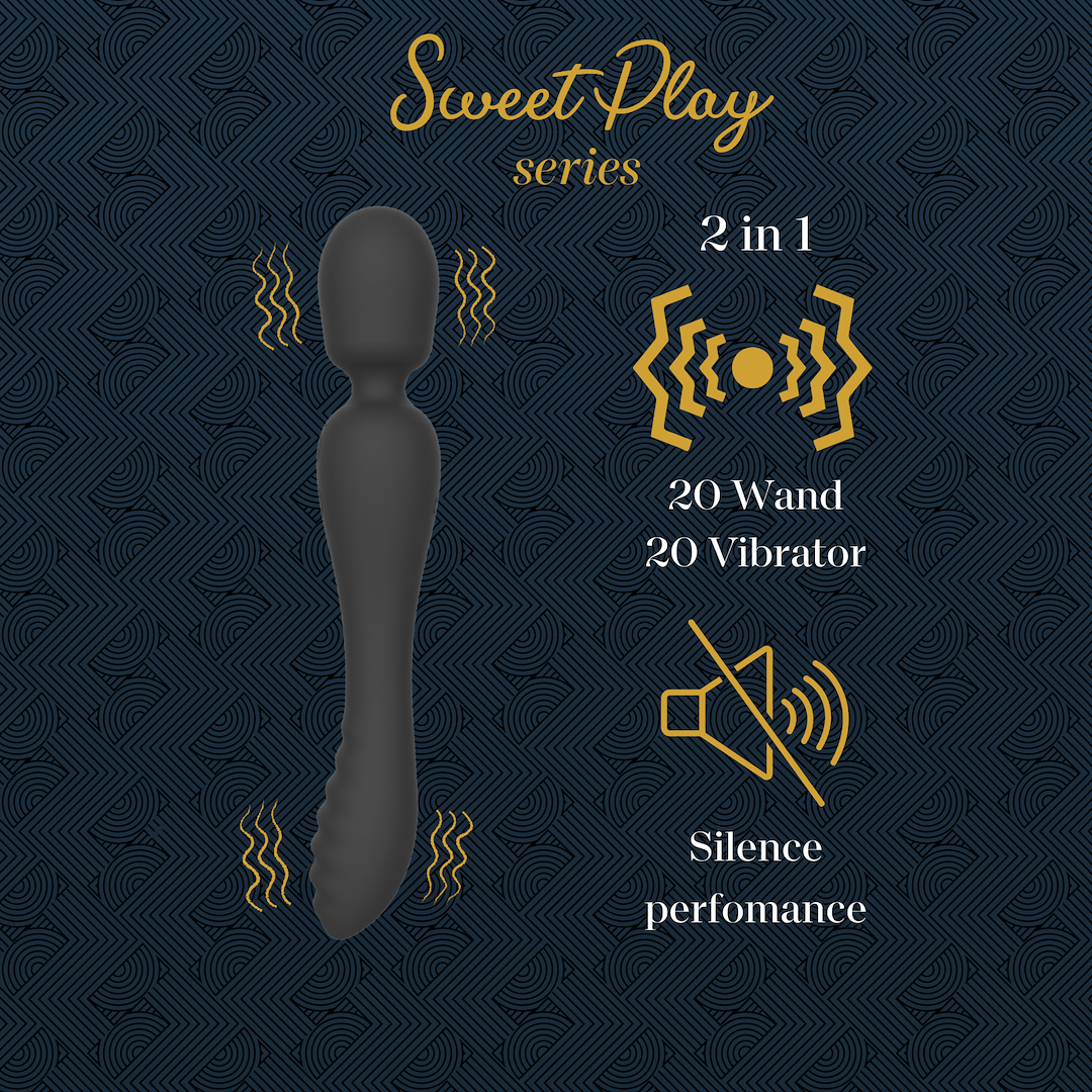 Erospace Sweetplay 2 In 1 Wandmassager en G-Spot Vibrator