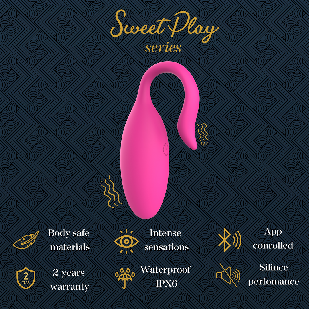 Erospace Sweet Play A9 Vibratie-Egg voor Ultieme Controle & Plezier