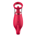 Erospace Sweet play 360° zuig vibrator met tong