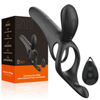 Erospace Mens Play B11 vibrerende penisring, vibrerende ring voor stellen