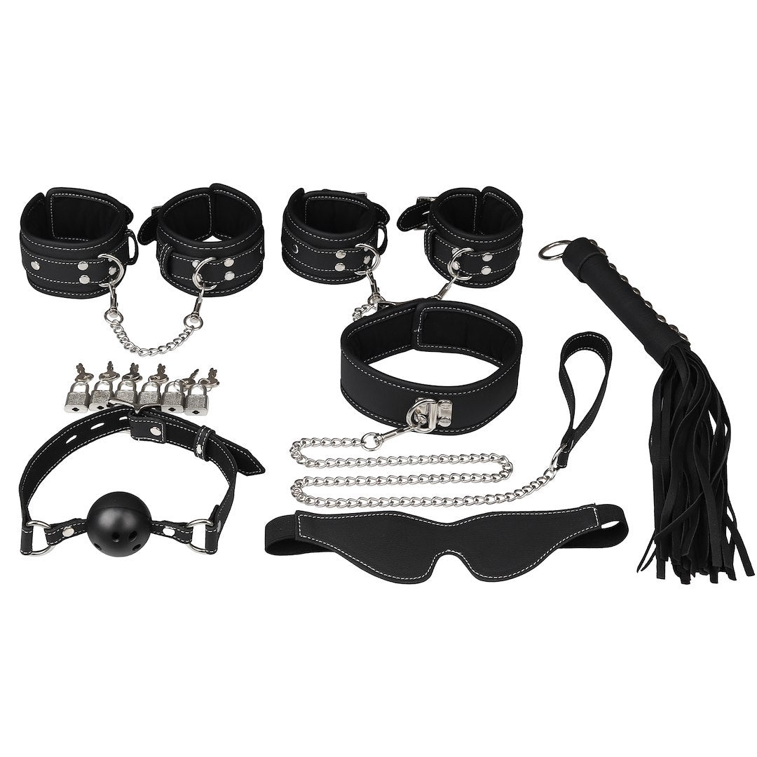LUXURY BDSM SET WITH 7 PRODUCTS EROSPACE WILD PLAY C10
