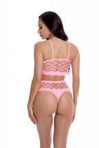 NEON DREAMS 2PC BH SET ROZE, OS