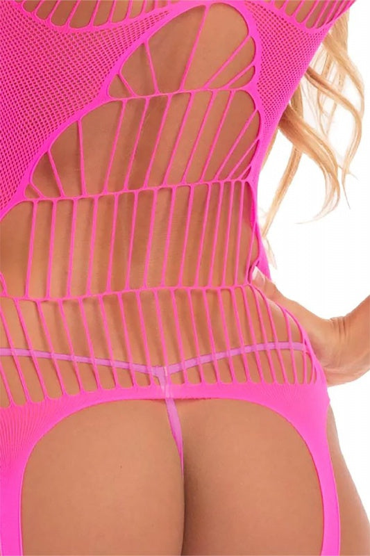 VLUCHTRISICO SHEER BODYSTOCKING