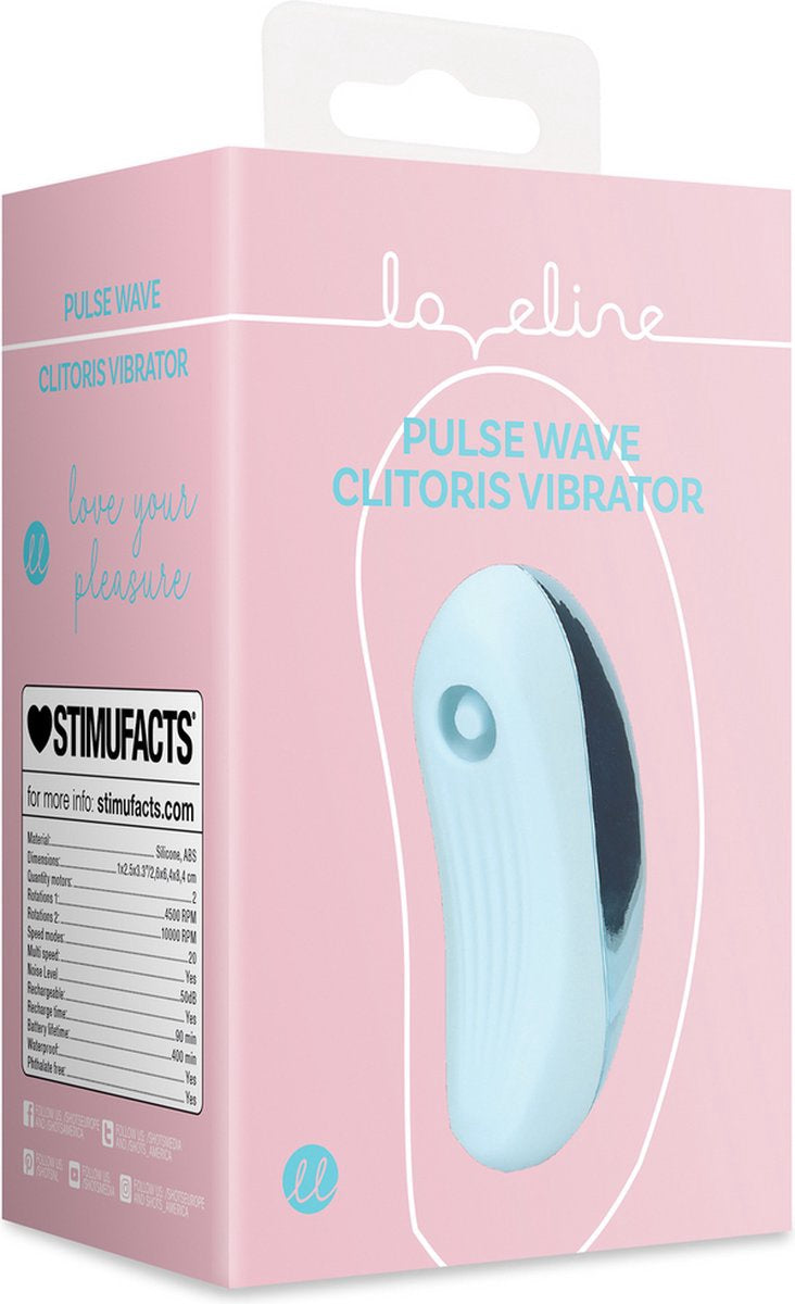 Pulse Wave Clitoris Vibrator Arctic Blue