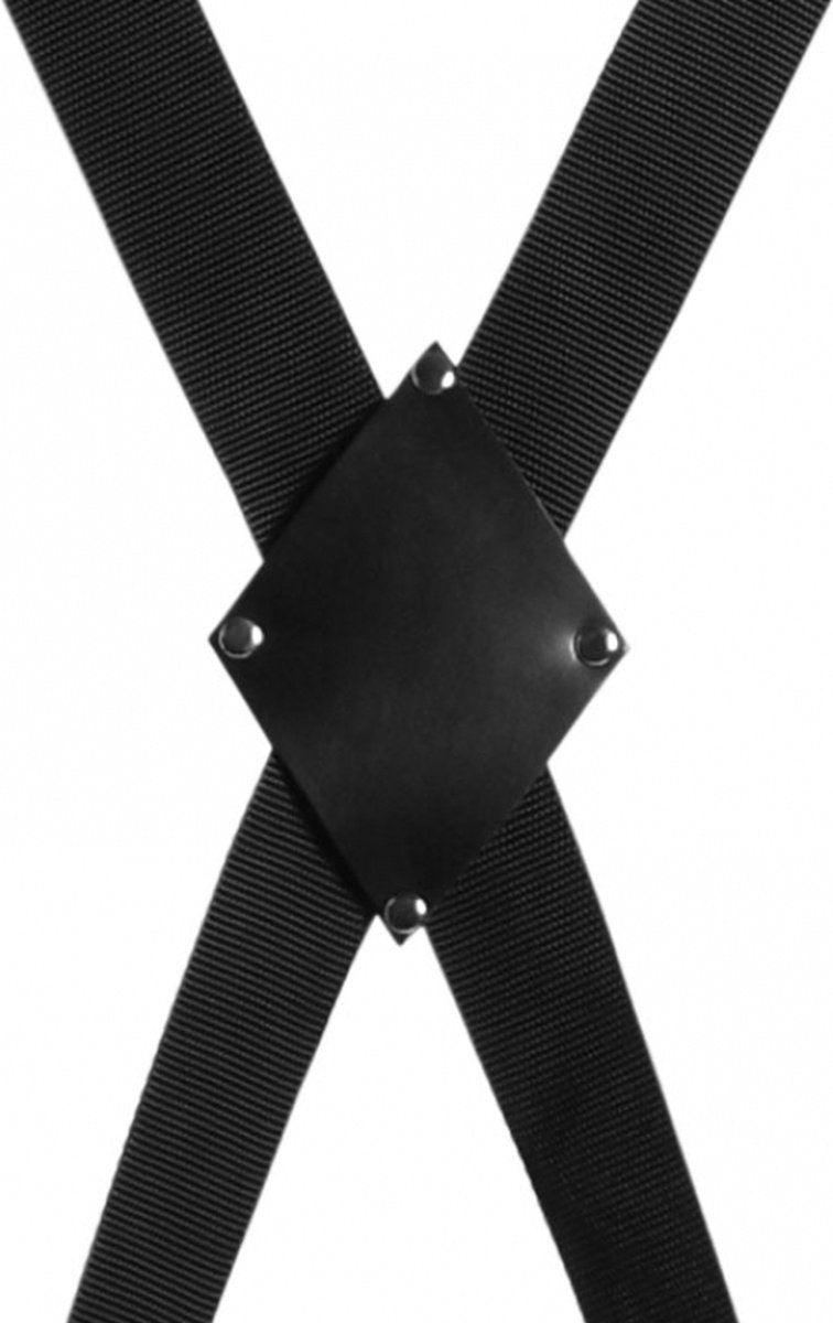Over the Door Bondage Cross Black