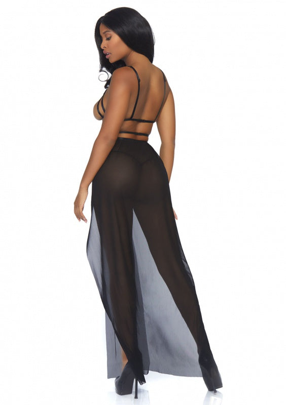 Cage Maxi dress and g-string
