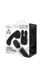 BODYWAND CURVE BEVESTIGINGSSET ZWART