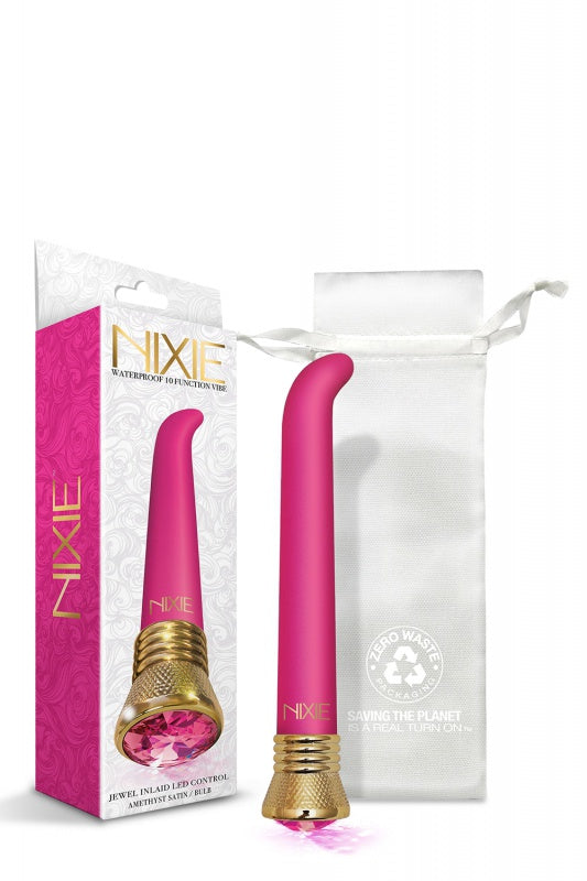 NIXIE JEWEL SATIN G SPOT VIBE ROZE TOERMALIJN