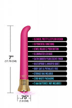 NIXIE JEWEL SATIN G SPOT VIBE ROZE TOERMALIJN
