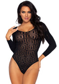 Mosaic snap crotch bodysuit