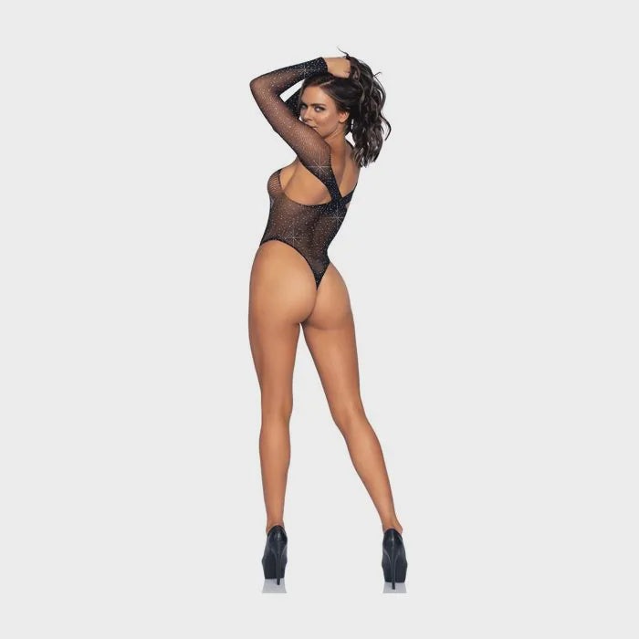 Bodysuit with cross over top