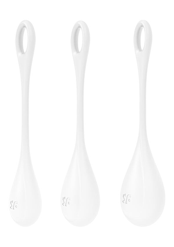 SATISFYER YONI POWER 1 KEGEL BALLETJES SET WIT