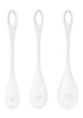 SATISFYER YONI POWER 1 KEGEL BALLETJES SET WIT