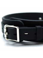 Rimba - Brede silicone halsband met hondenketting