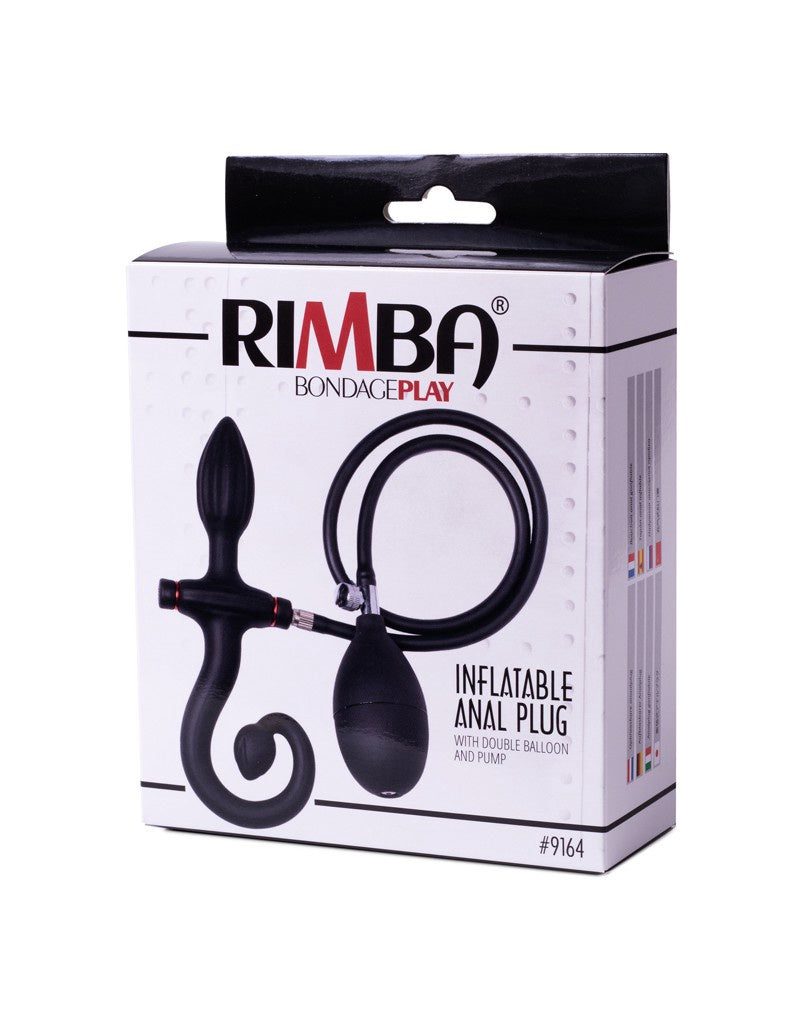 Rimba  Opblaasbare Anaalplug met Handvat en Pomp