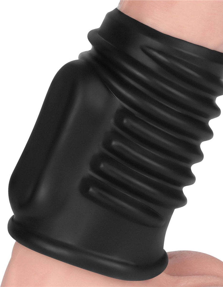 LoveToy  Spiral Knights Ring  Vibrerende Penis Sleeve (Ø 3,7 cm)