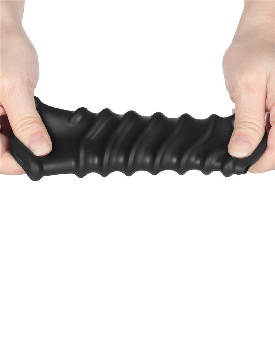 LoveToy  Spiral Knights Ring  Vibrerende Penis Sleeve (Ø 3,7 cm)