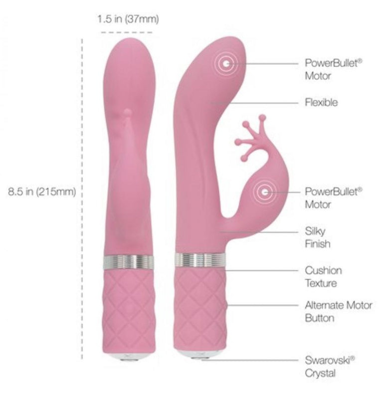 Pillow Talk - Kinky Rabbit  en amp G-Spot Vibrator - Roze