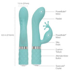 Pillow Talk - Kinky Rabbit  en amp G-Spot Vibrator - Teal