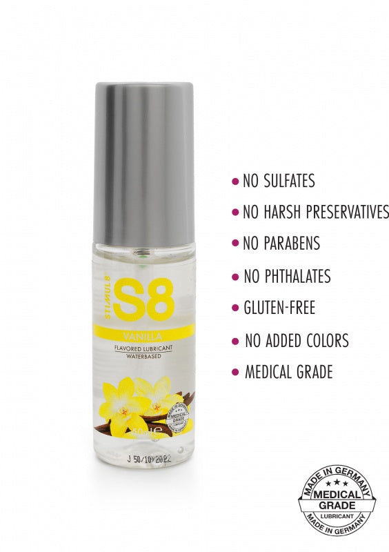 S8 WB Flavored Lube 50ml Vanille