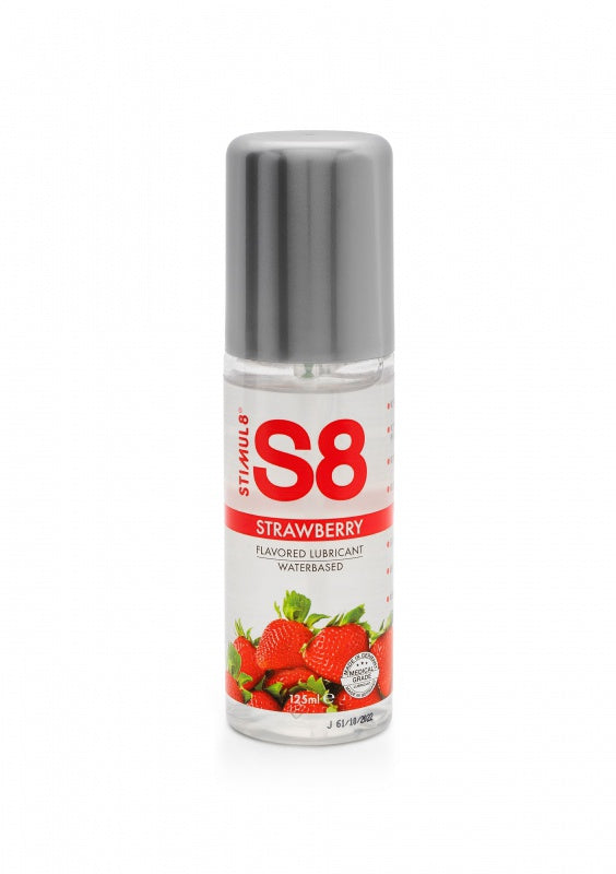 S8 WB Flavored Lube 125ml Aarbei