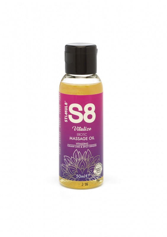 S8 Massage Oil 50ml Omani Lime  & Spicy Ginger