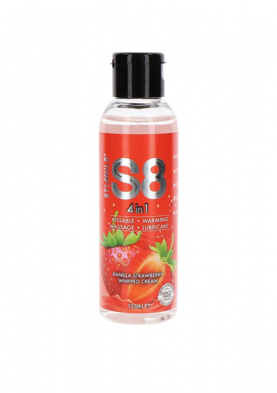 S8 4-in-1 Dessert Lube 125ml Aarbei