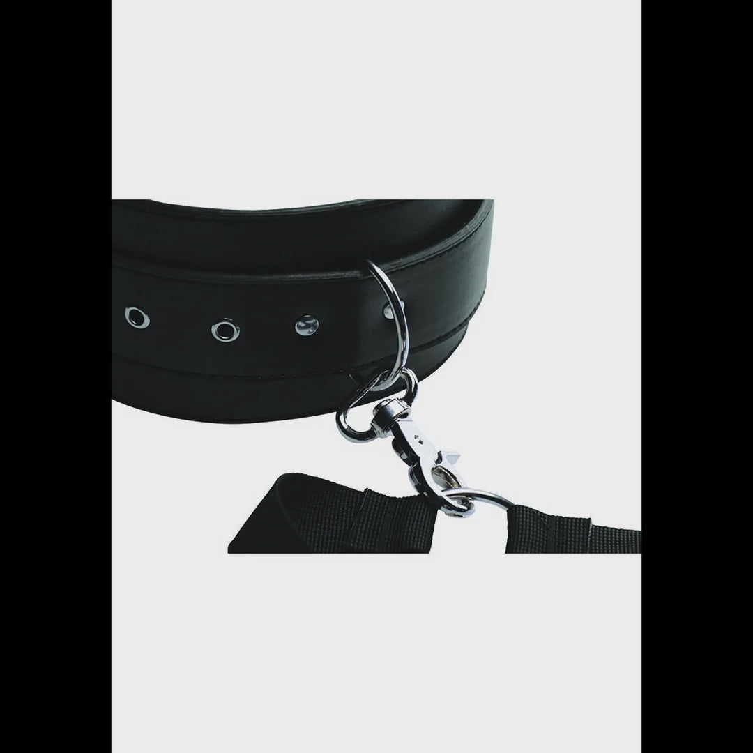 Eenvoudige Toegang Thigh Harness met Wrist Cuffs