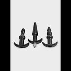 4 Piece Vibrating Butt Plug Set