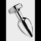Light Up Butt Plug Metal Medium
