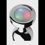 Light Up Butt Plug Metal Medium