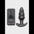 Vibrating Swirl Plug with Remote Control 25 Speeds