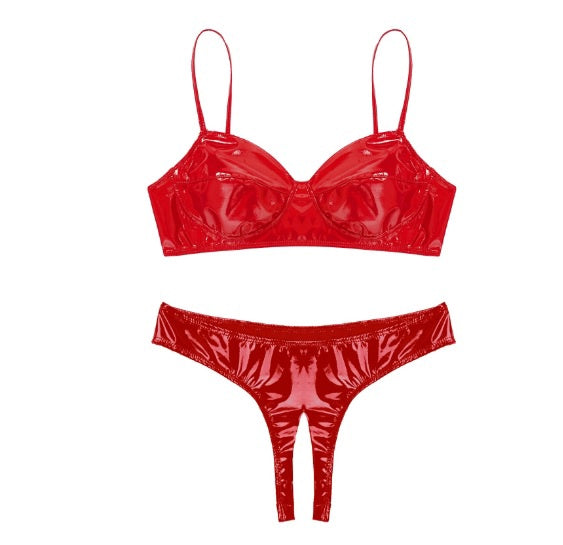BH Set Lak Open Kruis Private Collectie Rood