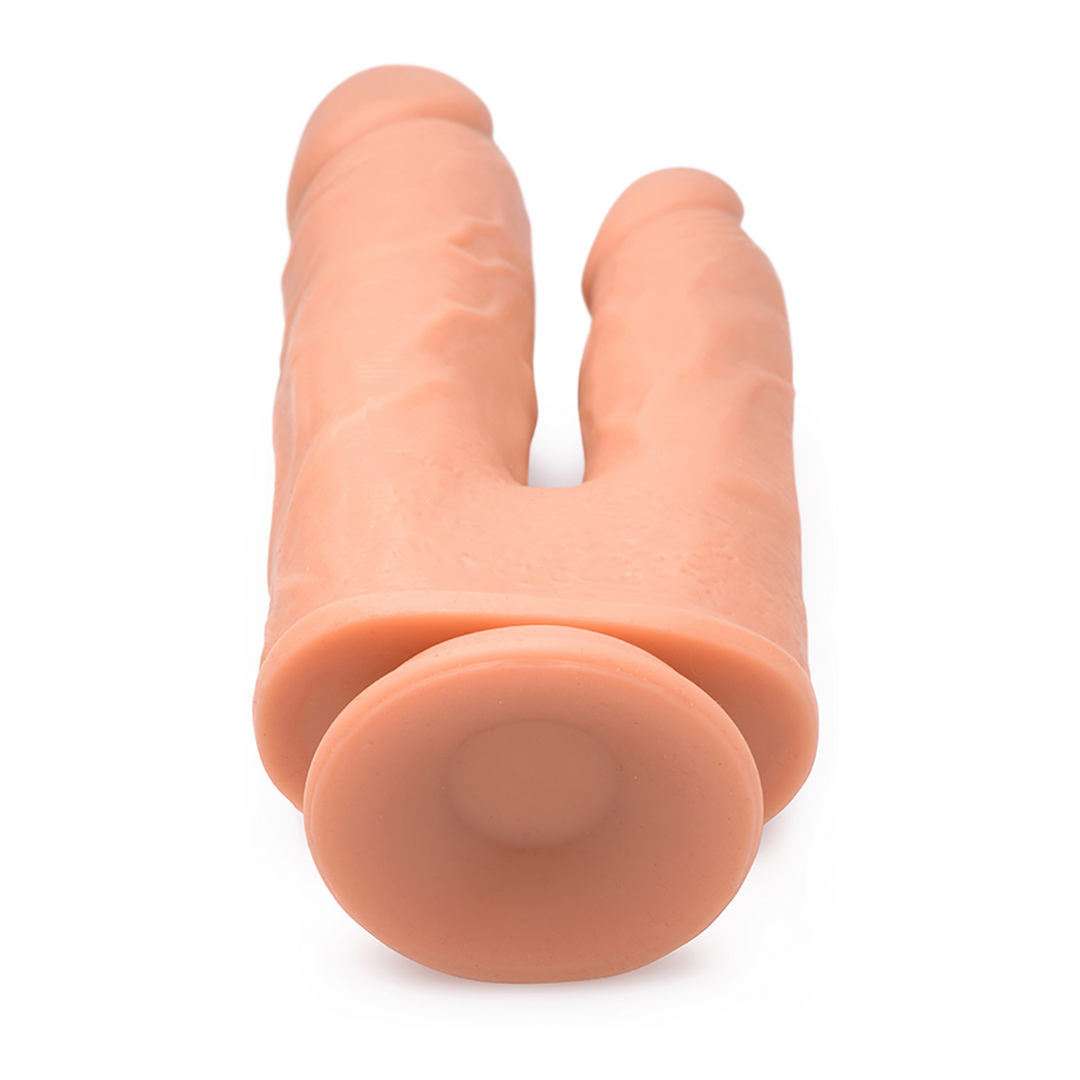 Double Shot Liquid Silicone Double Penetration Dildo
