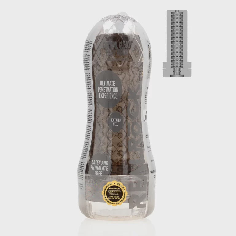 Easy Rider Textured Masturbator  Black