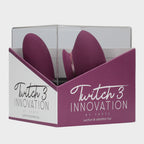 Twitch 3 Rechargeable Vibrator and Suction Burgundy