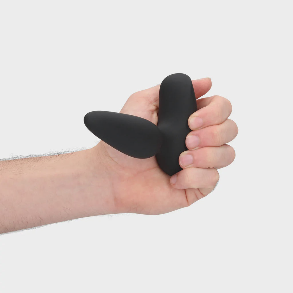 Glad Vibrerende Anale Plug met Afstandsbediening  Drop Black