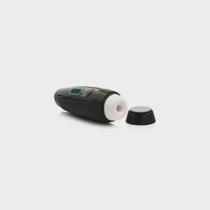 The Milker Max  14X Thrusting and Vibrating Masturbator Black