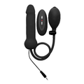 Inflatable and Vibrating Silicone Dildo