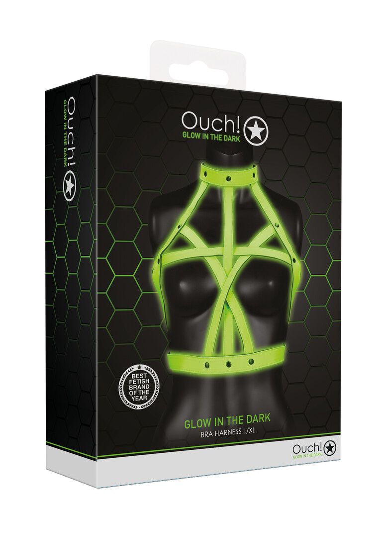 Ouch! Bra Harness Glow In The Dark