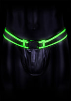 Ouch! Jockstrap met Gesp Glow in the Dark S/M