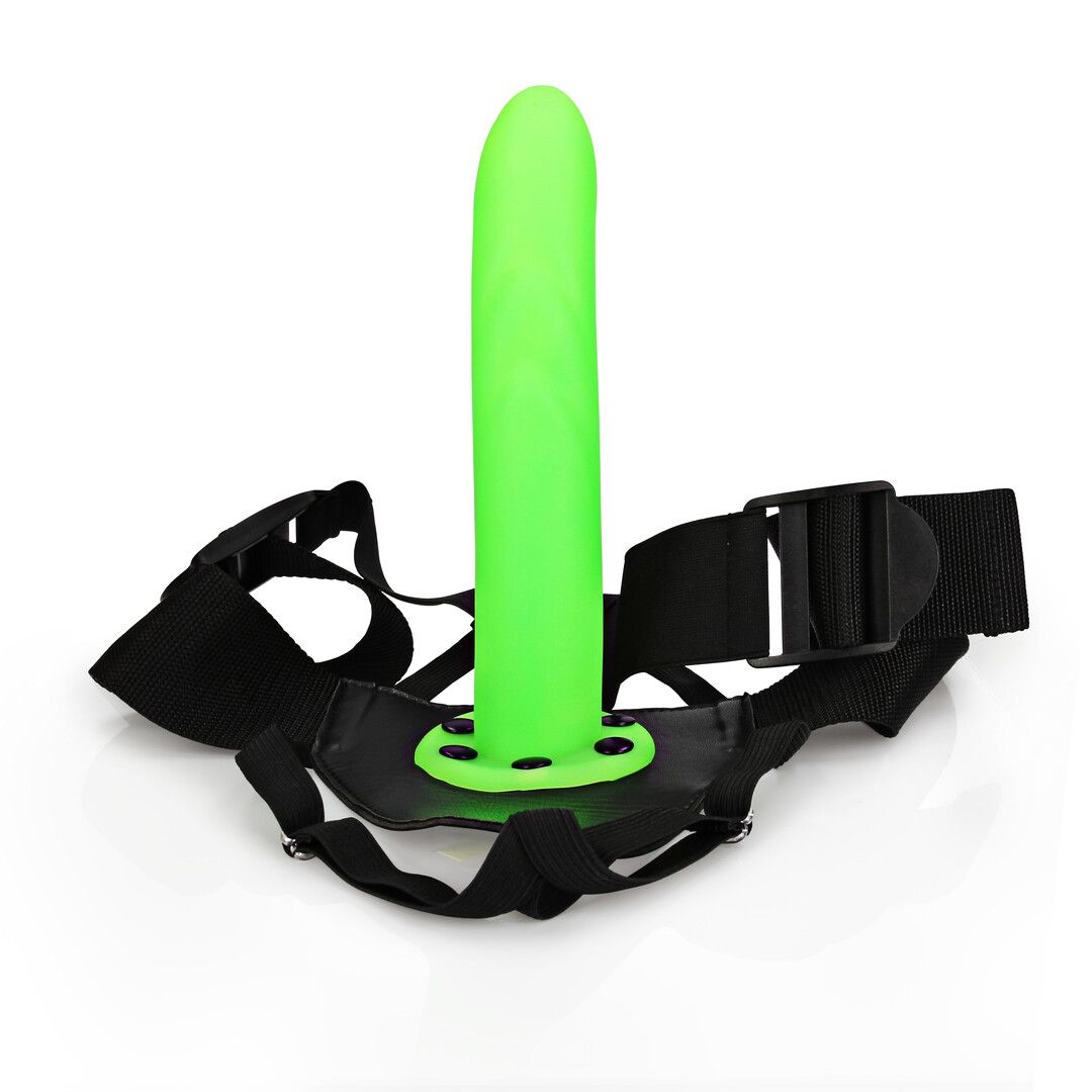 Ouch! Hollow Strap On Glow-In-The-Dark