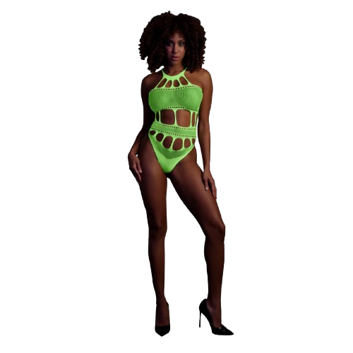 Ouch! 2-Delige Lingeriset Neon