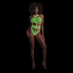 Ouch! 2-Delige Lingeriset Neon
