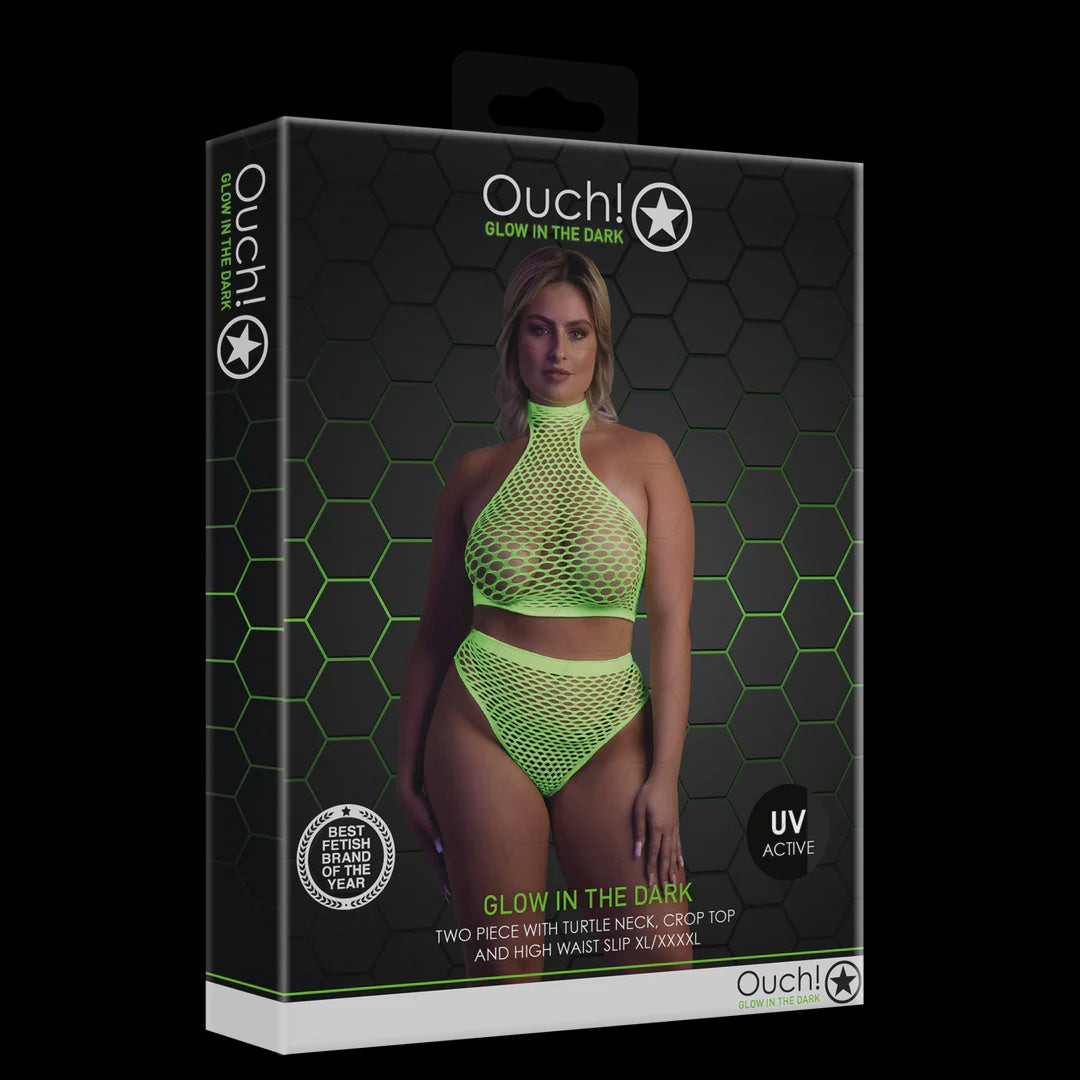 Ouch! 2-Delige Lingeriset Neon