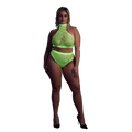 Ouch! 2-Delige Lingeriset Neon