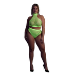 Ouch! 2-Delige Lingeriset Neon