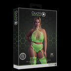 Ouch! 2-Delige Set Met Croptop Neon