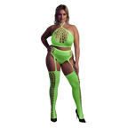 Ouch! 2-Delige Set Met Croptop Neon