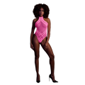 Body with Halter Neck - One Size - Neon Pink